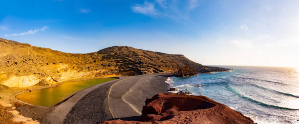 istock Green Lagoon El Golfo, Lanzarote, Canary Islands 1189795759
