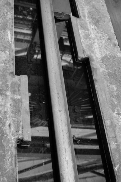 istock Railway tracks through industrial area 1189796765