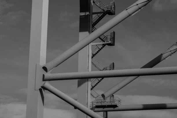 istock Cargo Cranes in Industrial Port 1189797313