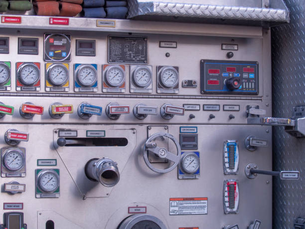 istock Dials and Gauges on Fire Truck 1189797717