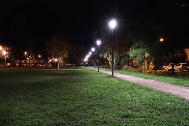 istock Bourlione Park at night 1189797761