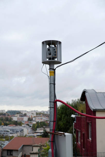 istock Surveyor's equipment on a construction site 1189799156