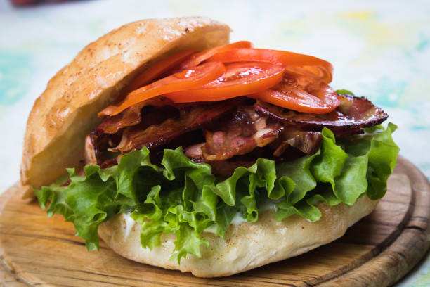 istock Bacon lettuce and tomato sandwich 1189799696