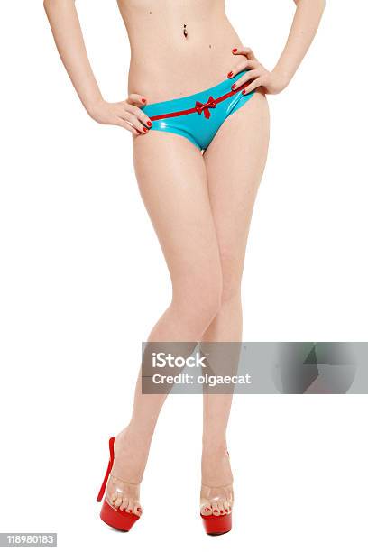 Pinupbeinen Stockfoto und mehr Bilder von Begehren - Begehren, Bikini, Erwachsene Person