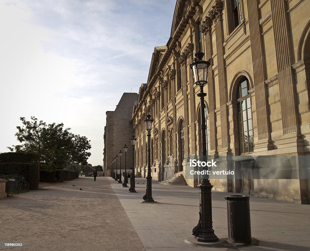 The Louvre Musée in Paris  Architecture Stock Photo