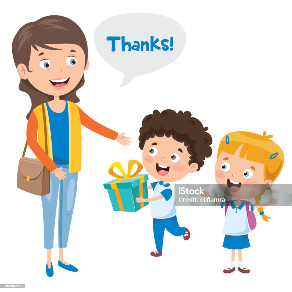 Ilustración de Ilustración De Agradecimiento Con Personajes De Dibujos Animados y más Vectores Libres de Derechos de Niño - iStock Ilustración de Ilustración De Agradecimiento Con Personajes De Dibujos Animados y más Vectores Libres de Derechos de Niño - iStock