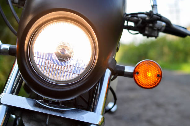 istock Motorcycle parking on the road 1189804832