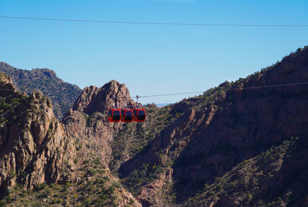 istock Aerial Gondolas Crossing a Colorado Gorge 1189805202