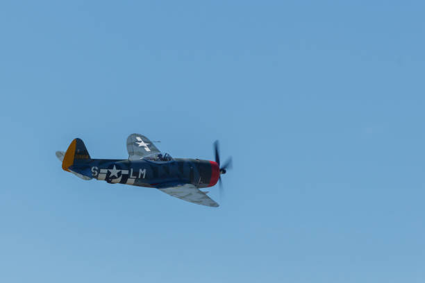 p47 thunderbolt, caccia della seconda guerra mondiale - p 47 thunderbolt foto e immagini stock