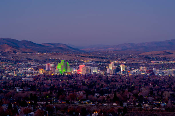 istock City of Reno, Nevada at Night. 1189806438