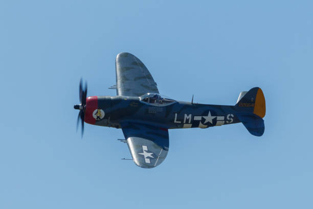 p47 thunderbolt, caccia della seconda guerra mondiale - p 47 thunderbolt foto e immagini stock