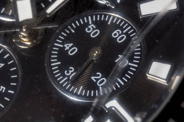 istock Wrist watch macro detail 1189808745