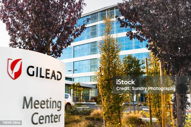 Gilead Sciences Inc Headquarters In Silicon Valley Stock Photo - Download Image Now