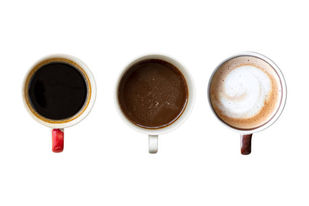 istock Set of coffee cup isolated on white background 1189818022