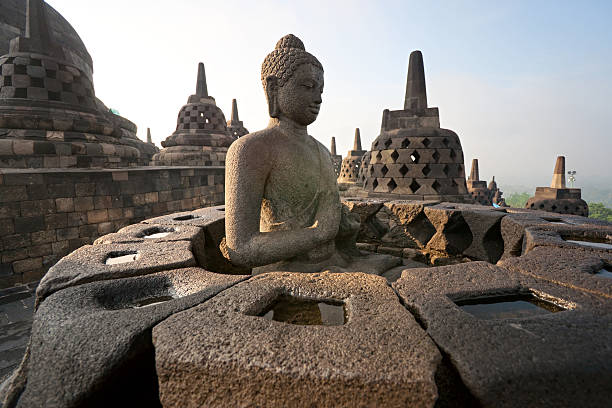 istock Borobudur Temple at sunrise, Indonesia. 118981842