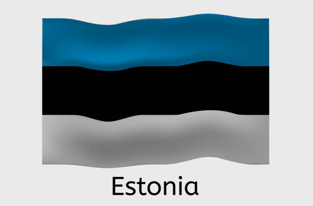 istock Estonian flag icon, Estonia country flag vector illustration 1189820109