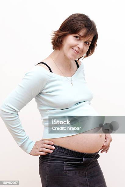 Schwangere Frau Stockfoto und mehr Bilder von 0-11 Monate - 0-11 Monate, Abwarten, Baby