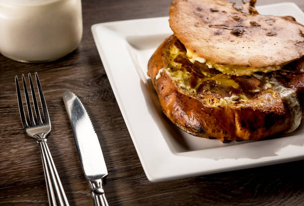 istock Sandwich  with bacon and egg / Food and drink concept (Click for more) 1189824644