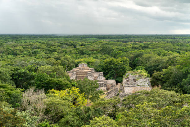 Ek Balam Mayan ruins in Yucatan, Mexico Ek Balam Mayan ruins in Yucatan, Mexico valladolid mexico photos stock pictures, royalty-free photos & images