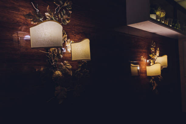 modern pendant light with vintage light bulb