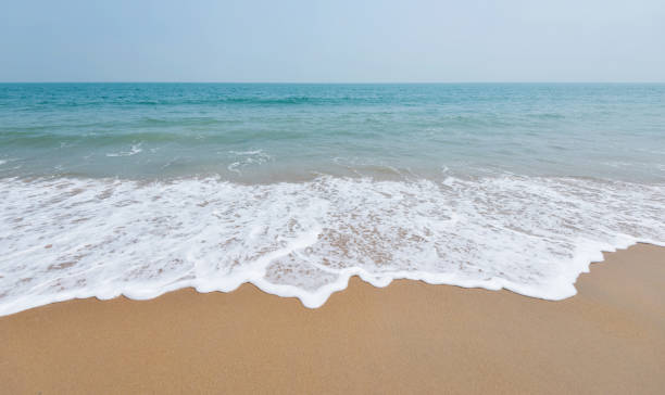 istock Beautiful beach and blue sky 1189860637