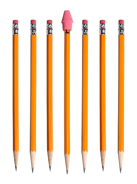 istock Yellow Pencils With Eraser 118986993