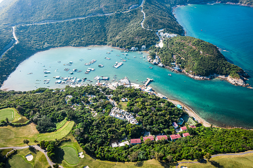 the beach, long ken wan in sai kung view in hong kong global geopark