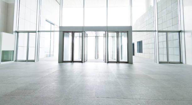 istock Bright lobby in morden office building 1189872821
