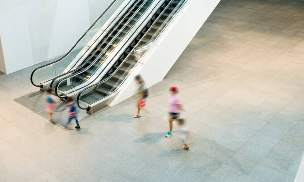 istock Escalator in modern shopping mall 1189882227