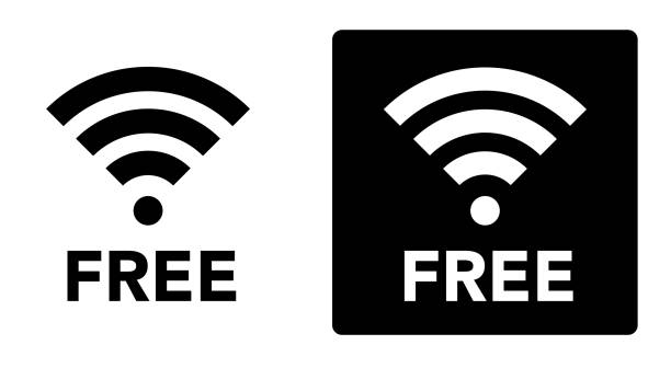 kostenlose elektromagnetische welle, internet, wi-fi - kostenlos stock-grafiken, -clipart, -cartoons und -symbole