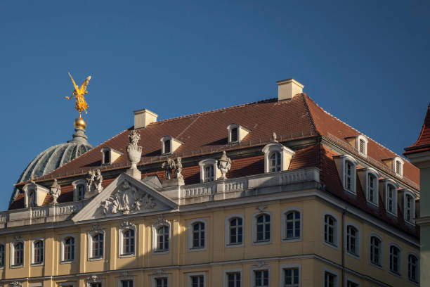 techos de dresde - coselpalais fotografías e imágenes de stock