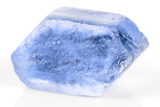 istock Crystal of blue mineral 118990941