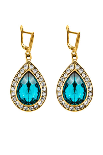 istock Topaz earrings isolated 1189909473