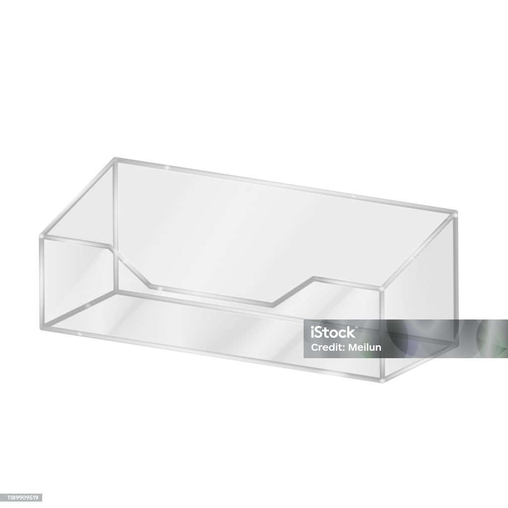 Duidelijk Kunststof Stand Organisator Office Display Isometrische 3d Realistische Ontwerp Vector Illustratie Stockvectorkunst en meer beelden van - iStock