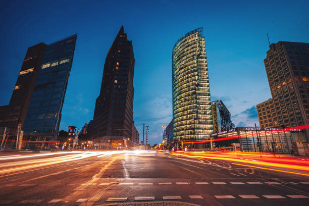 istock Potsdamer Platz at night, Berlin, Germany 1189910188