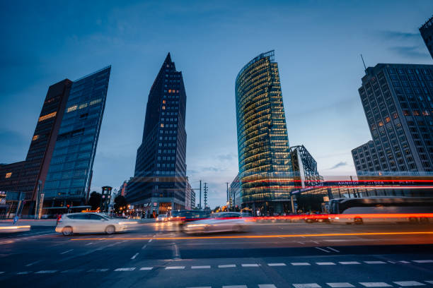 istock Potsdamer Platz at night, Berlin, Germany 1189910257