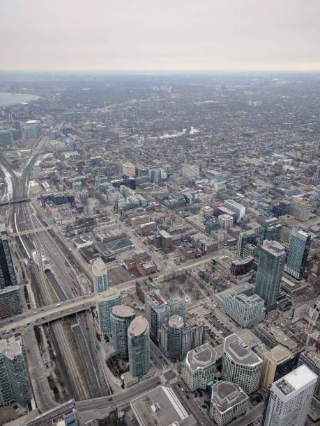 istock Toronto city skyline aerial view 1189913036