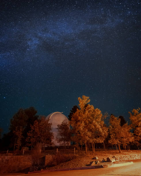 Flagstaff Lowell Observatory at night Flagstaff Lowell Observatory at night Dominic stock pictures, royalty-free photos & images