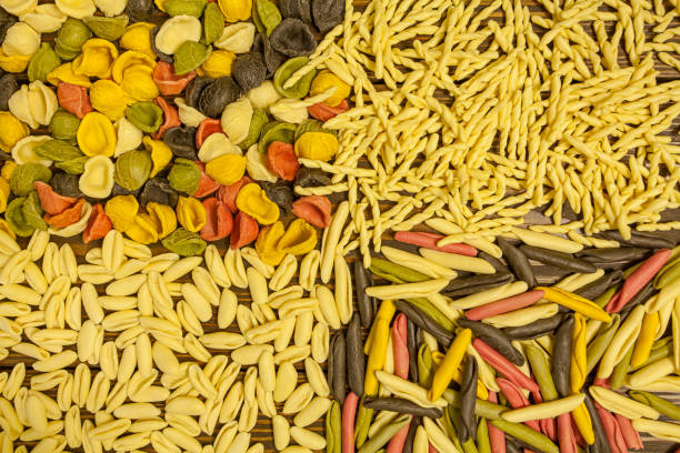 istock appetizing italian pasta background image on wooden 1189923113