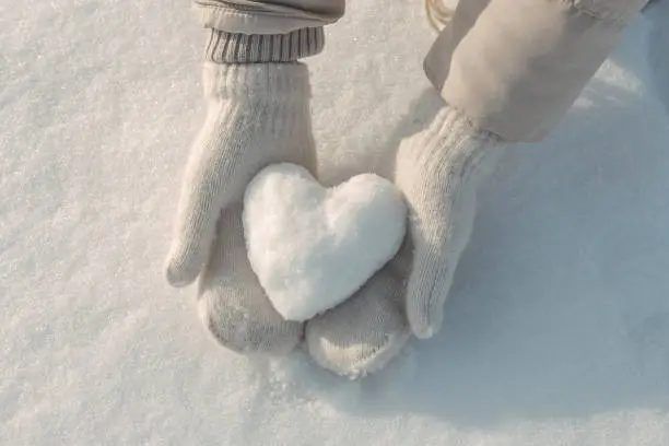 Photo of Snow Heart in Hands