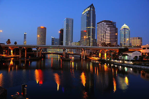 istock Downtown Tampa Skyline at Night 118992727