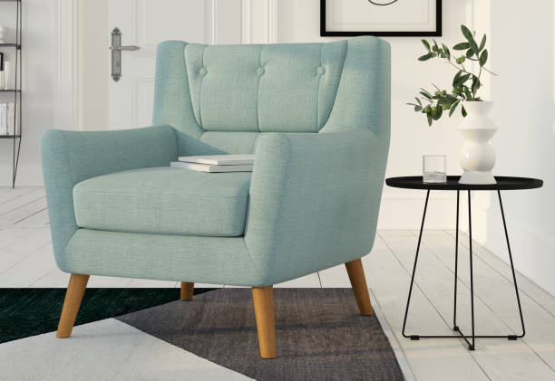 istock Armchair in white room 1189928175