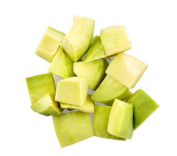 istock Fresh avocado fruits isolated on white backgroun 1189929164