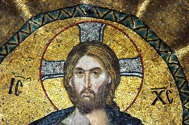 istock Mosaic of Jesus Christ, Hagia Sofia 118993040