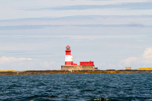 istock Longstone Lighthouse on Longstone Rock, England 1189932396