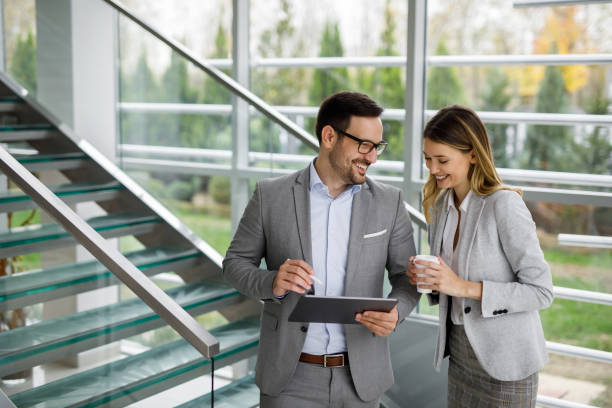 istock We run our company on teamwork and modern technology 1189933085