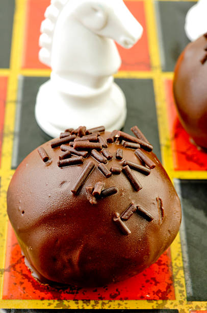 Chess Truffles stock photo