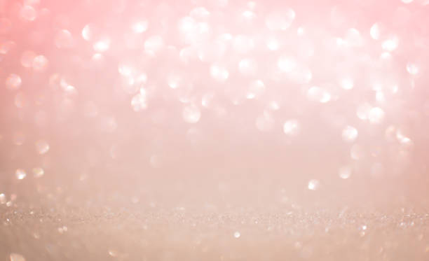 istock Abstract Blurred pink tone lights background. Christmas 1189938160