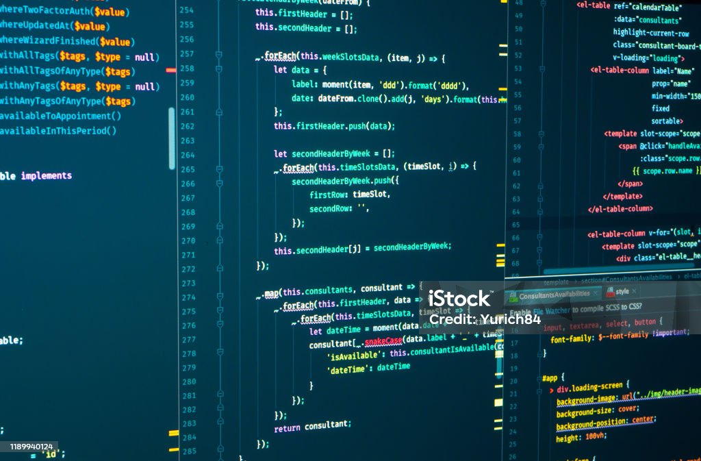 Foto de Código De Desenvolvimento De Fonte Javascript Linguagem De ...