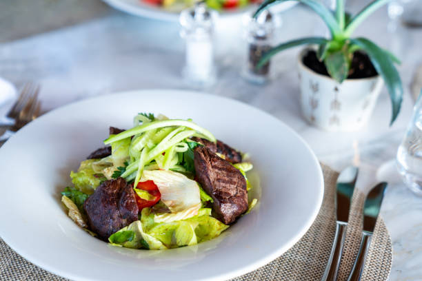 istock A delicious beef salad is served in a elegance restaurant or hotel 1189941907